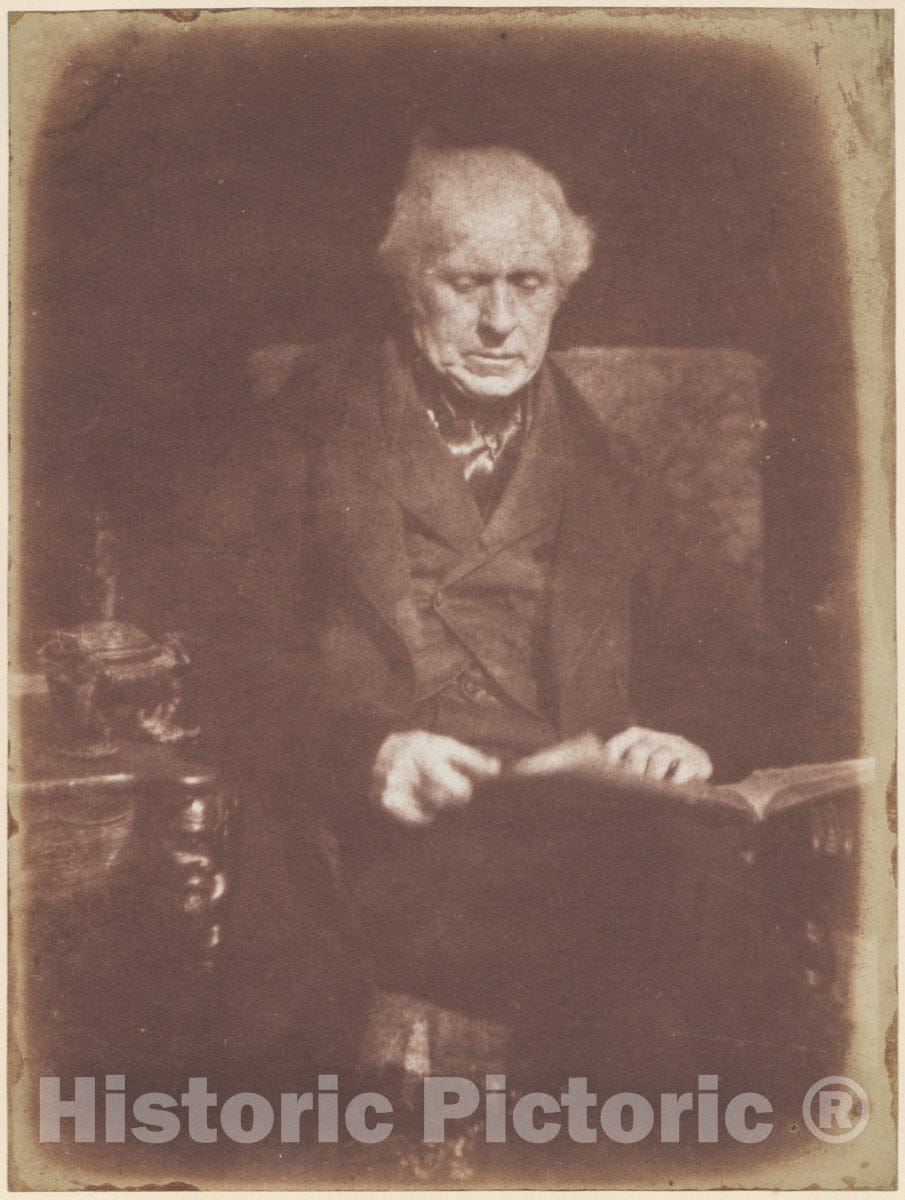 Photo Print : Hill and Adamson - Sir David Brewster : Vintage Wall Art