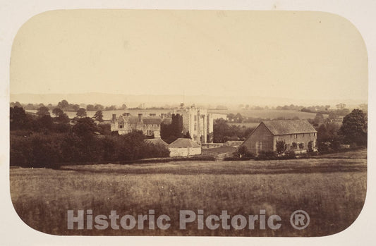 Photo Print : Henry Thomas Wood - Hever Castle, Kent : Vintage Wall Art