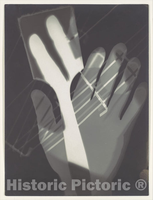 Art Print : László Moholy-Nagy - Fotogramm 3 : Vintage Wall Art