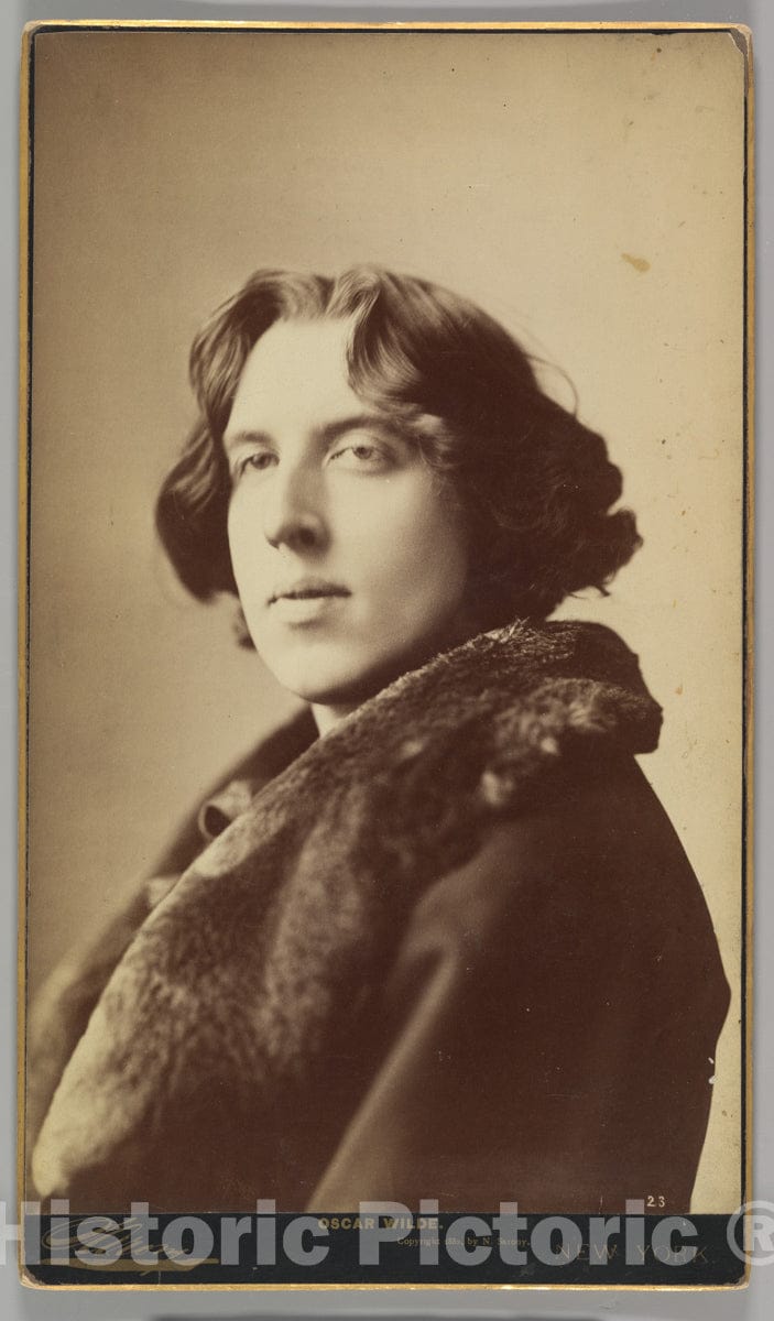 Photo Print : Napoleon Sarony - Oscar Wilde 2 : Vintage Wall Art