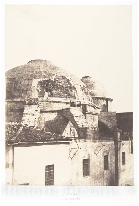 Photo Print : Auguste Salzmann - Jérusalem, Saint Sépulcre, coupole : Vintage Wall Art