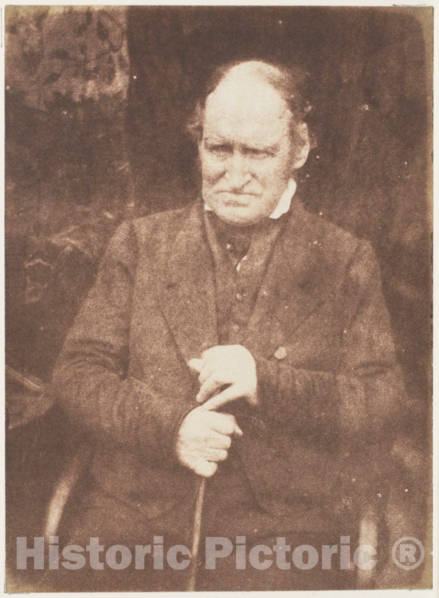 Photo Print : Hill and Adamson - Dr. George Cook, St. Andrews : Vintage Wall Art