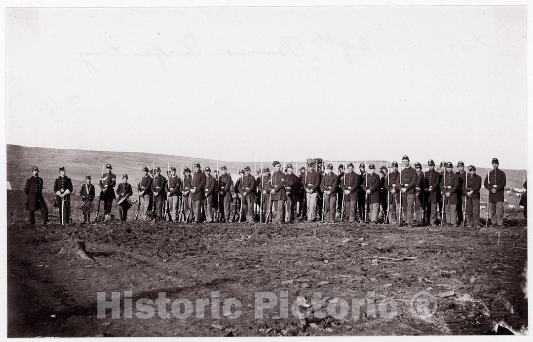 Photo Print : Formerly Mathew B. Brady - 139th Pennsylvania Infantry 4 : Vintage Wall Art