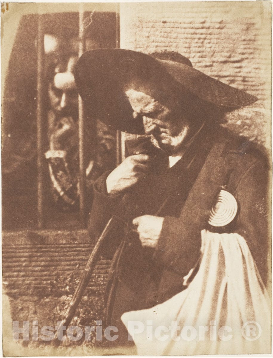 Photo Print : Hill and Adamson - John Henning as Edie Ochiltree from Sir Walter Scott's The Antiquary 2 : Vintage Wall Art