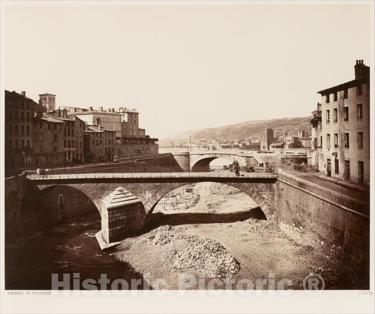 Photo Print : Édouard Baldus - Vienne, St. Colombe : Vintage Wall Art