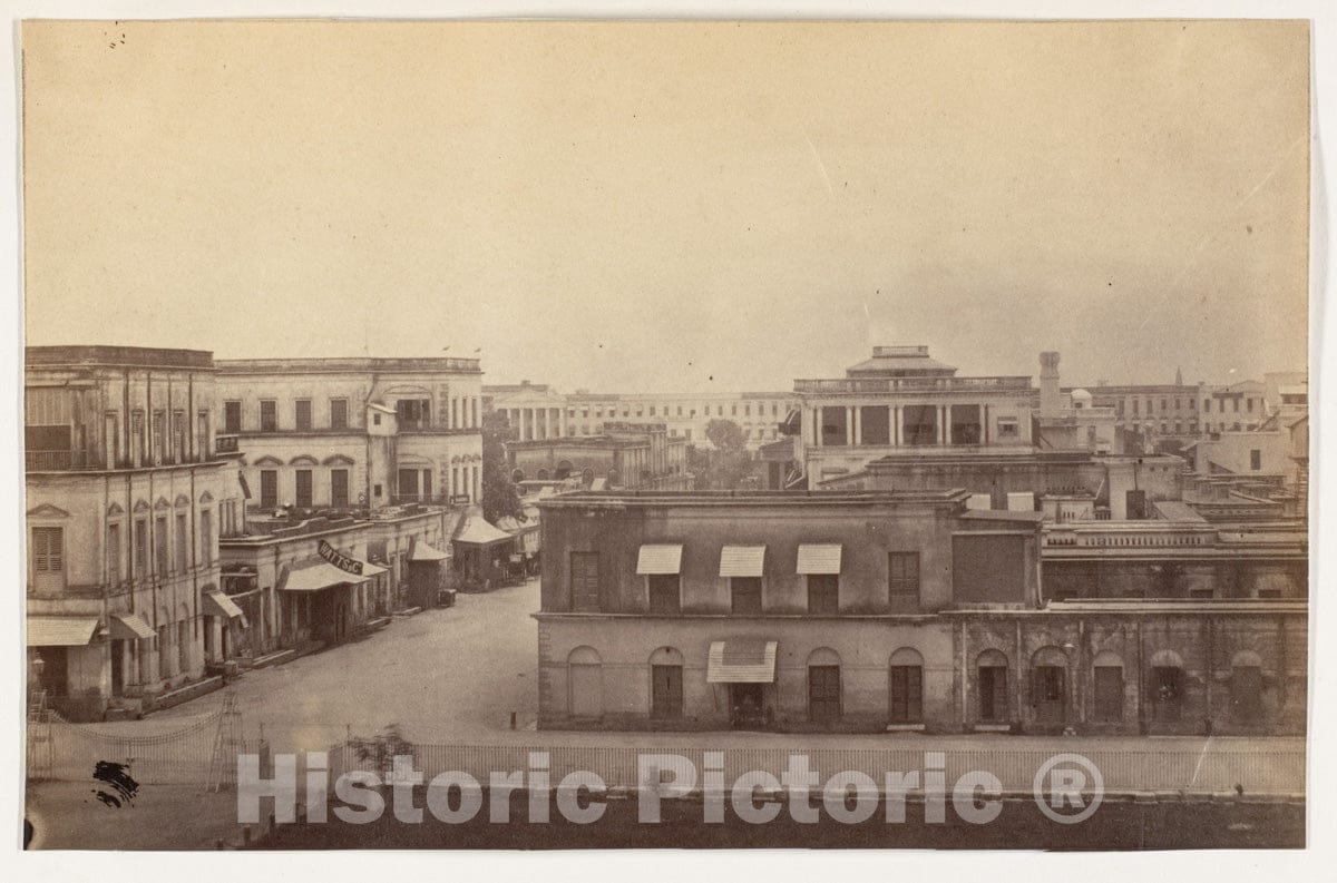 Photo Print : John Constantine Stanley - Kitchen and Stables of Government House, Calcutta : Vintage Wall Art