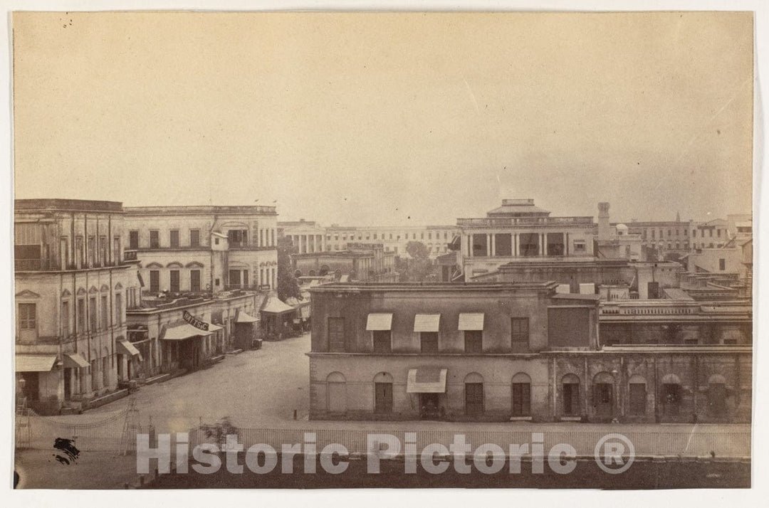 Photo Print : John Constantine Stanley - Kitchen and Stables of Government House, Calcutta : Vintage Wall Art