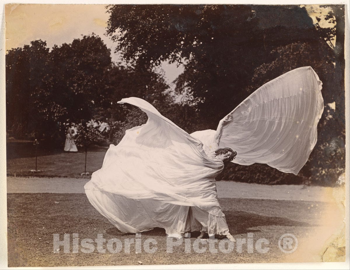 Photo Print : Samuel Joshua Beckett - Loie Fuller Dancing 2 v.2 : Vintage Wall Art