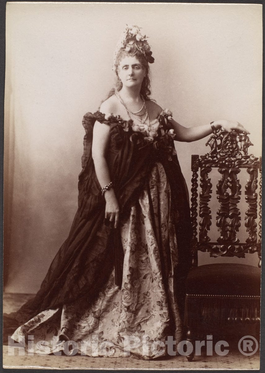 Photo Print : Pierre-Louis Pierson - Countess de Castiglione, from Série des Roses - 407482 : Vintage Wall Art