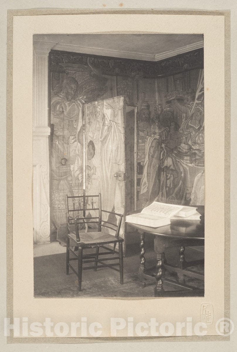 Art Print : Frederick H. Evans - Tapestry Room 3 : Vintage Wall Art