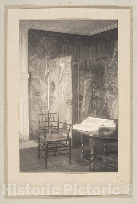 Art Print : Frederick H. Evans - Tapestry Room 3 : Vintage Wall Art