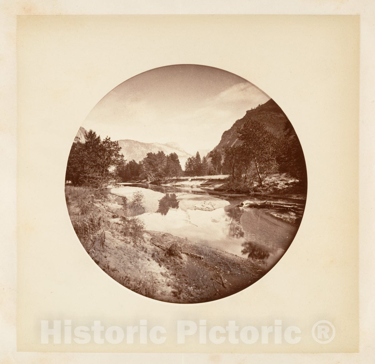 Photo Print : Carleton E. Watkins - Yosemite National Park, California 4 : Vintage Wall Art