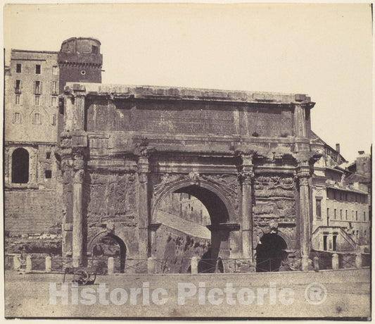 Photo Print : Arch of Septimus Severus, Rome : Vintage Wall Art