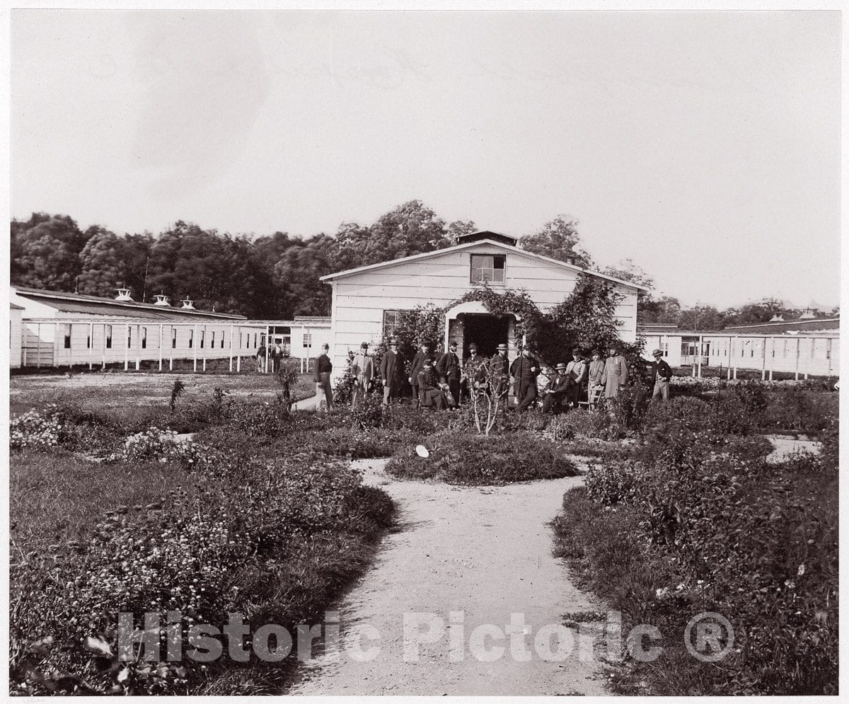 Photo Print : Formerly Mathew B. Brady - Campbell Hospital, D.C. : Vintage Wall Art