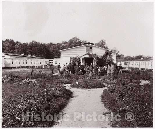 Photo Print : Formerly Mathew B. Brady - Campbell Hospital, D.C. : Vintage Wall Art