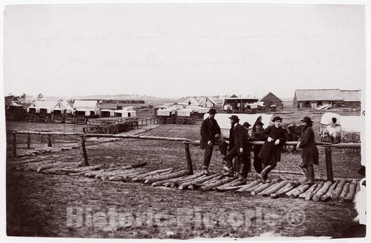 Photo Print : Formerly Mathew B. Brady - Fort Ellsworth, Alexandria, Virginia : Vintage Wall Art