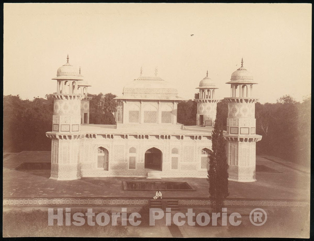 Photo Print : Itmad-Ud-Daulah's Tomb, Agra 2 : Vintage Wall Art