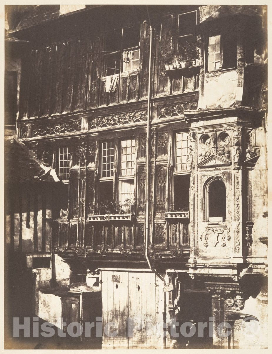 Photo Print : Edmond Bacot - Cloître Saint-Amand, Rouen : Vintage Wall Art