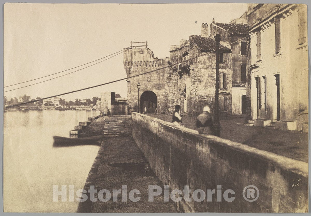 Photo Print : Charles Nègre - Arles, Porte des Châtaignes : Vintage Wall Art