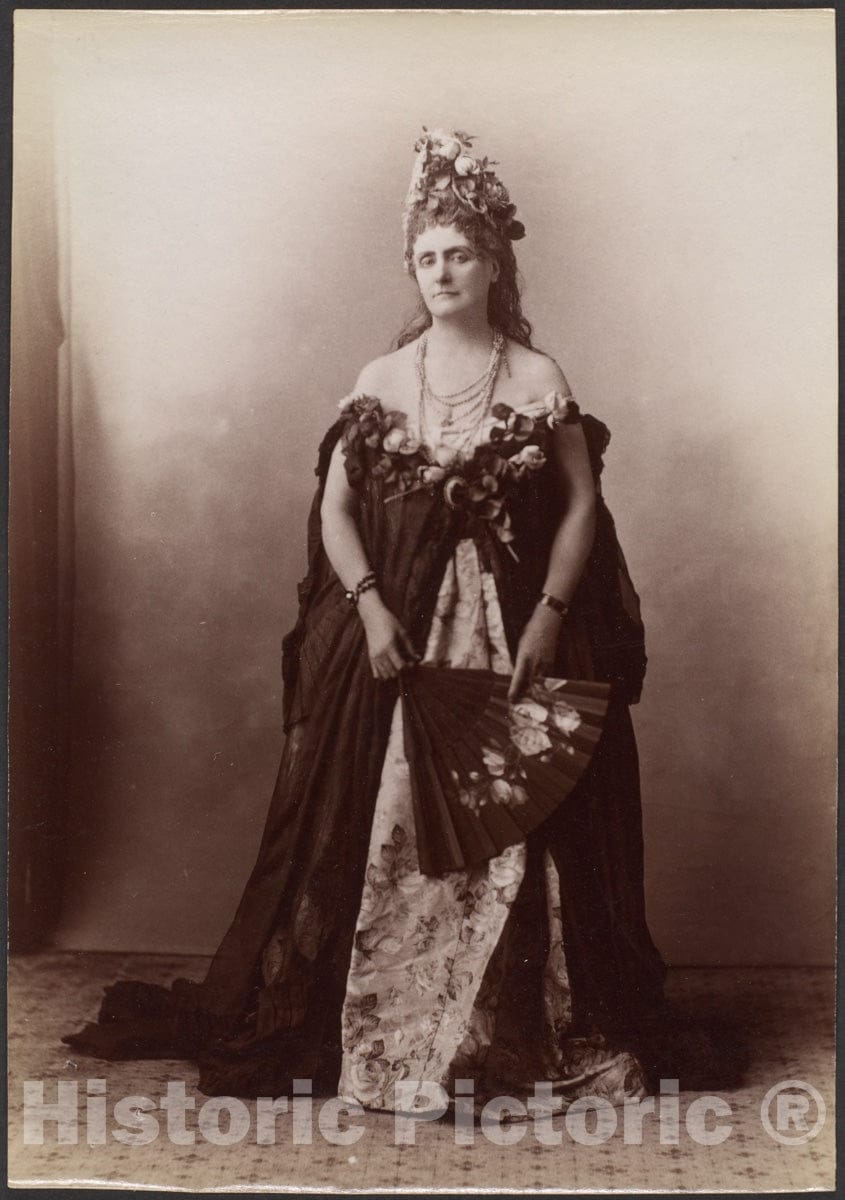 Photo Print : Pierre-Louis Pierson - Countess de Castiglione, from Série des Roses - 407611 : Vintage Wall Art
