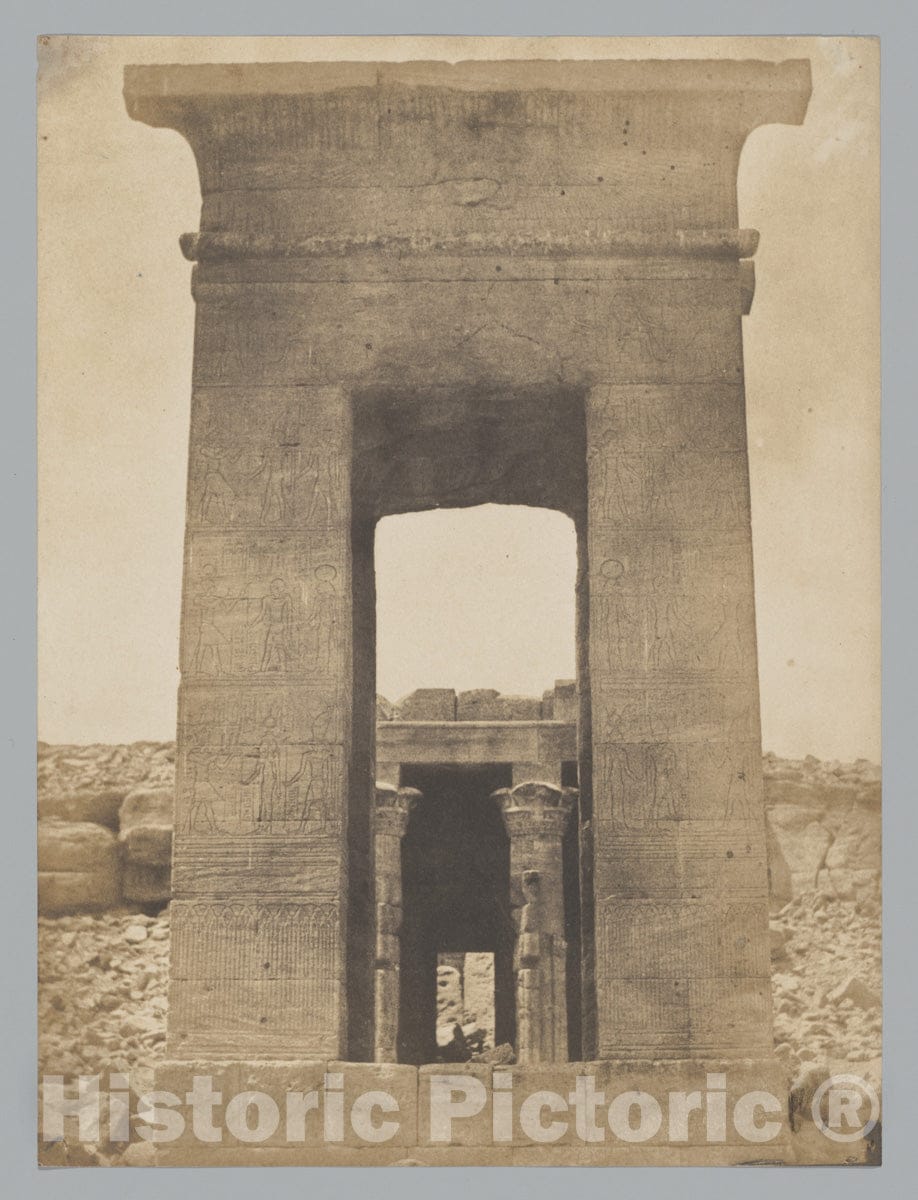 Photo Print : Maxime Du Camp - View of Egypt 3 : Vintage Wall Art