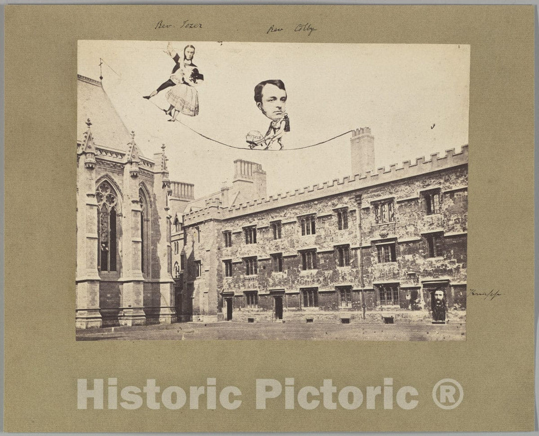 Photo Print : Montage of Ecclesiastical Figures Posed in Political Satire - Artist Unknown v.1 : Vintage Wall Art
