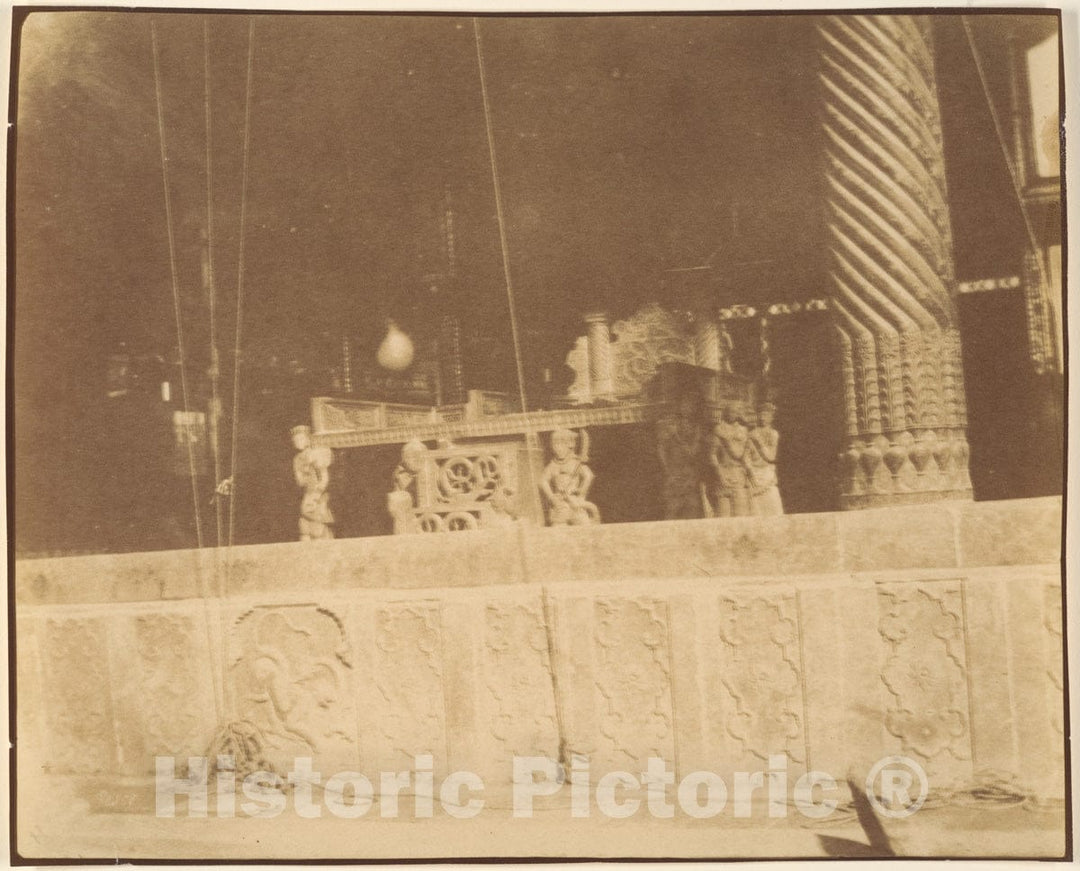 Photo Print : Luigi Pesce - Golestan Palace, Teheran, Iran (Takht-i Marmor) : Vintage Wall Art