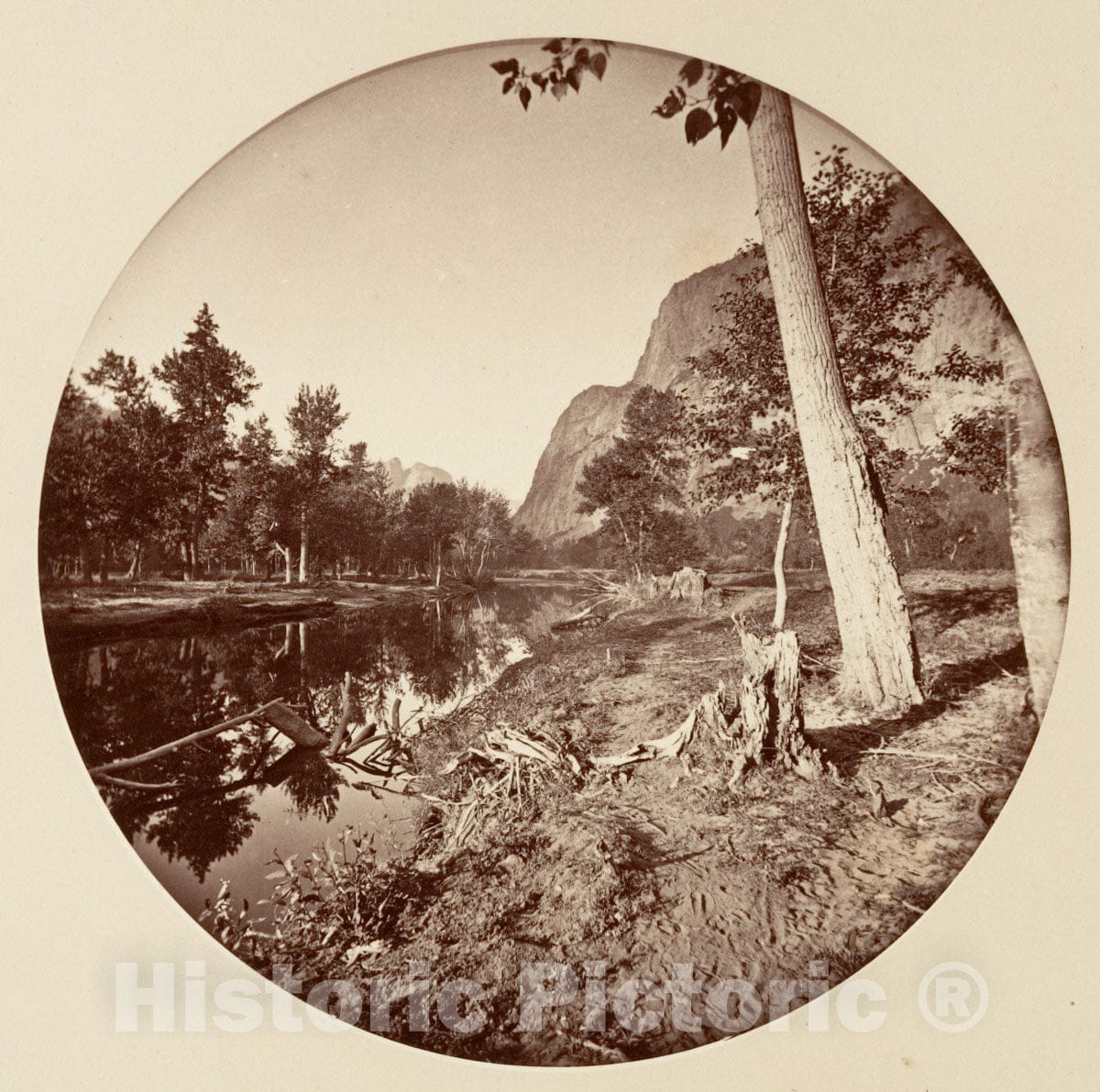 Photo Print : Carleton E. Watkins - Yosemite National Park, California - 407642 : Vintage Wall Art