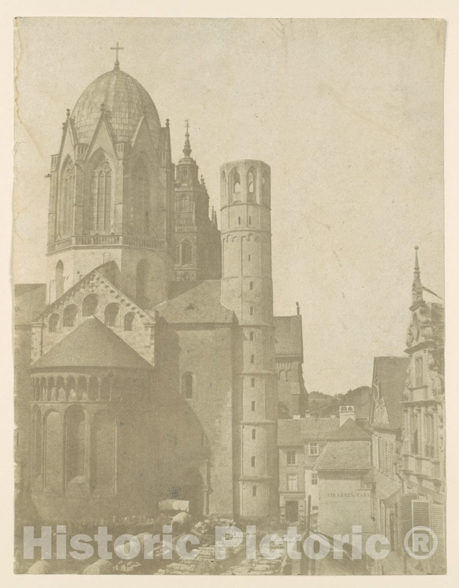 Photo Print : Cathedral at Mainz : Vintage Wall Art