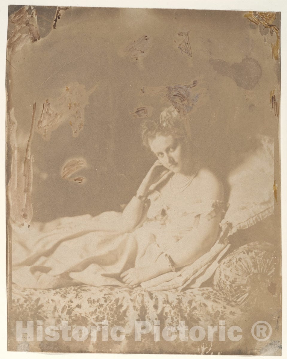 Photo Print : Pierre-Louis Pierson - L'Accouchée : Vintage Wall Art