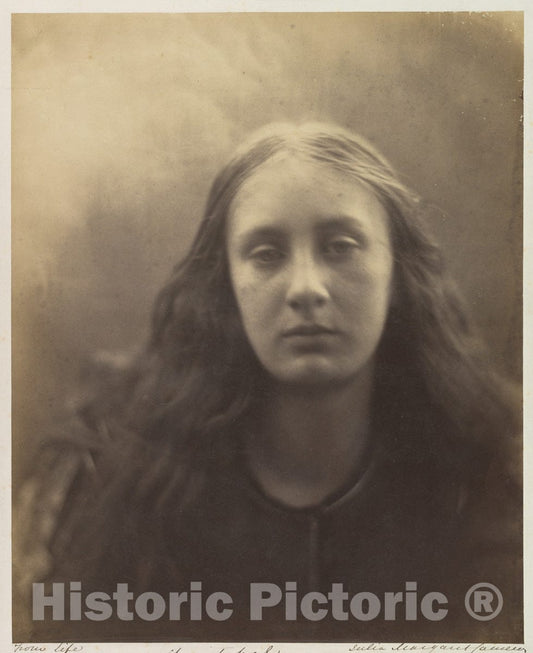 Photo Print : Julia Margaret Cameron - Christabel : Vintage Wall Art