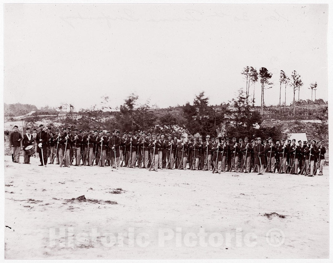 Photo Print : Formerly Mathew B. Brady - 30th Pennsylvania Infantry 2 : Vintage Wall Art