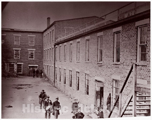 Photo Print : Alexander Gardner - Castle Thunder, ex-Tobacco Factory, Petersburg : Vintage Wall Art