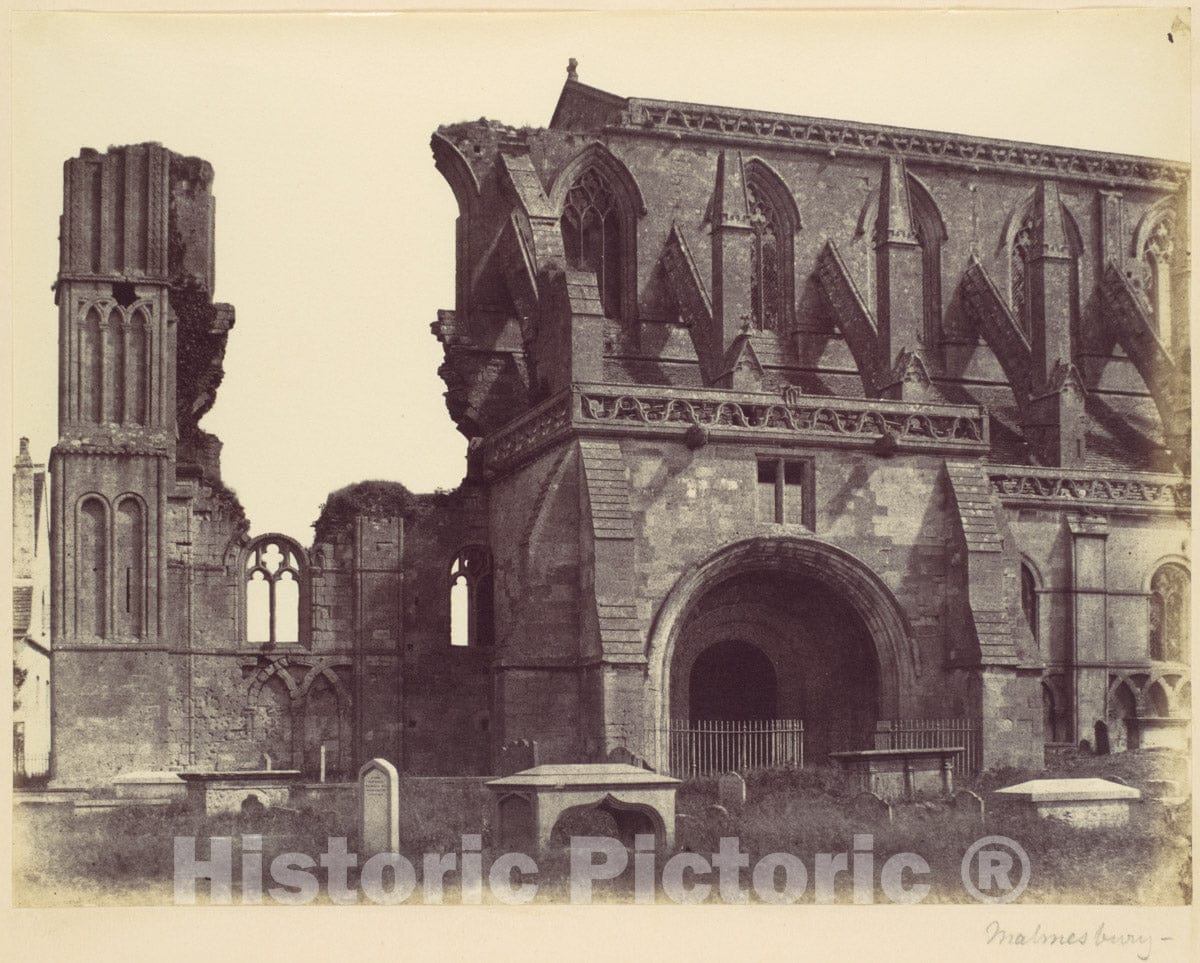 Photo Print : Alfred Capel Cure - Malmesbury : Vintage Wall Art