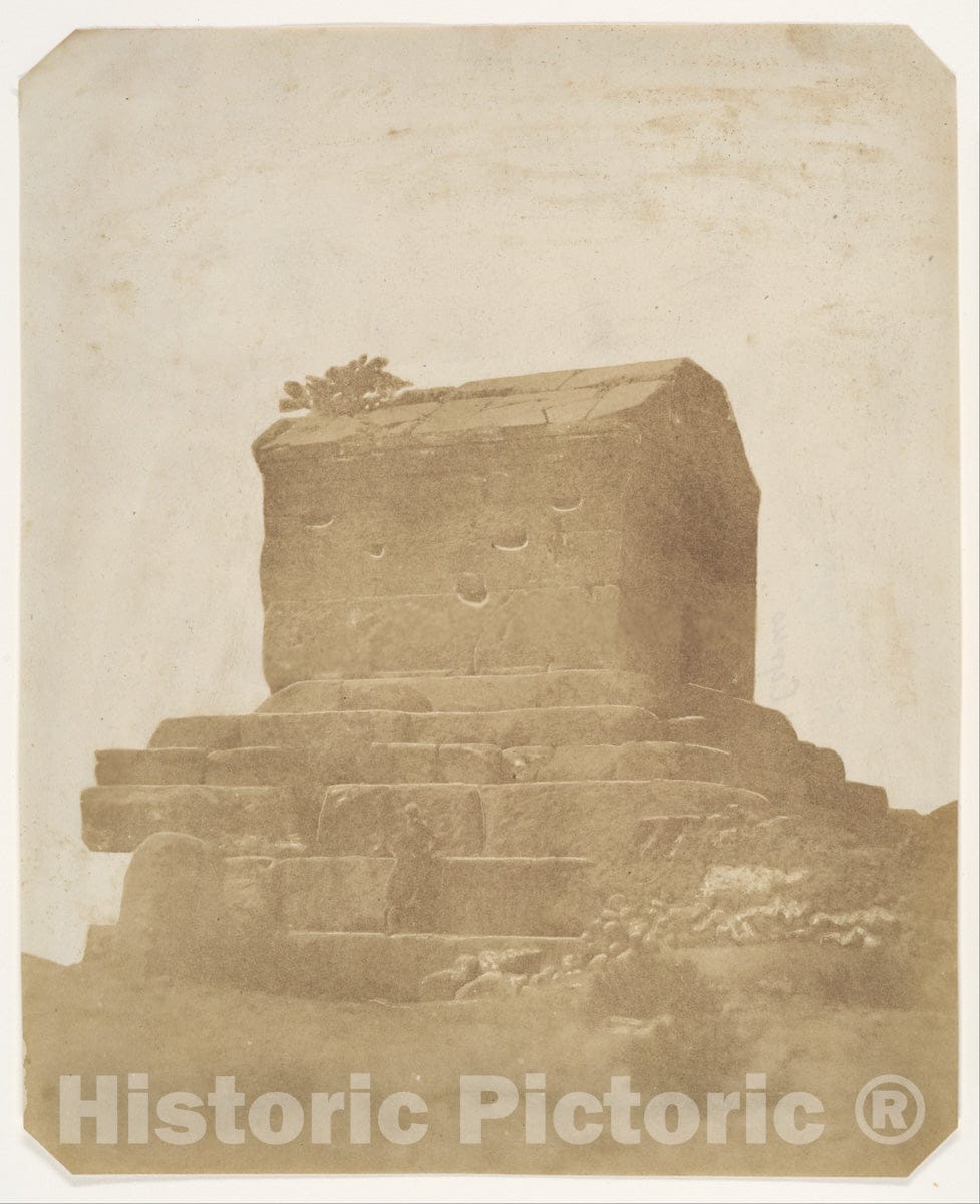 Photo Print : Luigi Pesce - Tombe de Ciro a Morgab : Vintage Wall Art