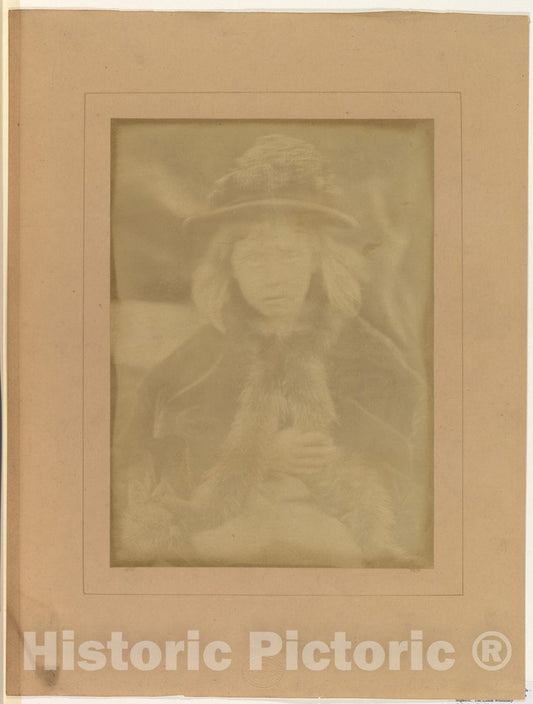 Photo Print : Julia Margaret Cameron - Unidentified Child 1 : Vintage Wall Art