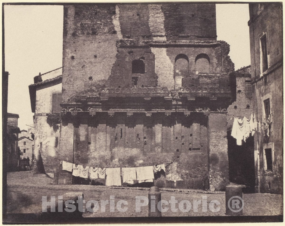 Photo Print : Casa di Rienzi, Rome : Vintage Wall Art
