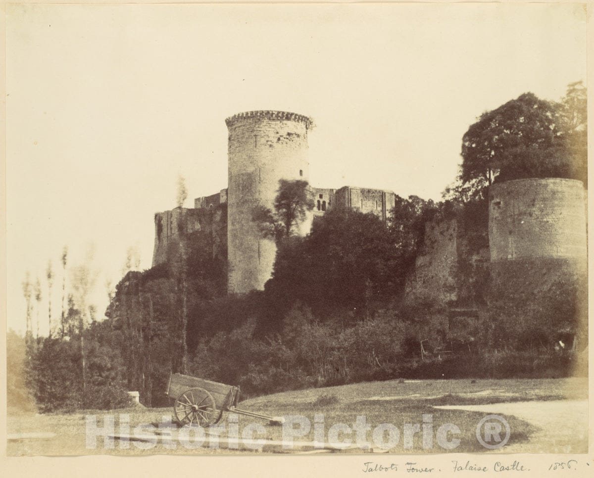 Photo Print : Alfred Capel Cure - Talbot's Tower, Falaise Castle : Vintage Wall Art