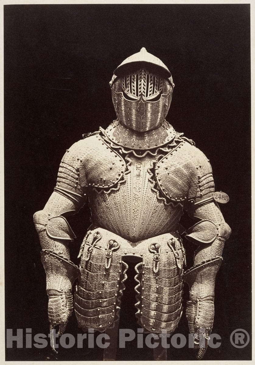 Photo Print : Charles Clifford - The Armor of Philip III : Vintage Wall Art