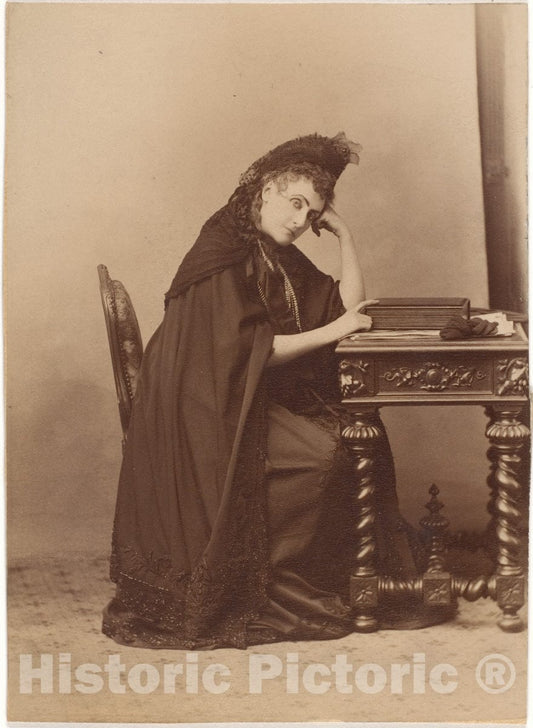 Photo Print : Pierre-Louis Pierson - Au Bureau : Vintage Wall Art