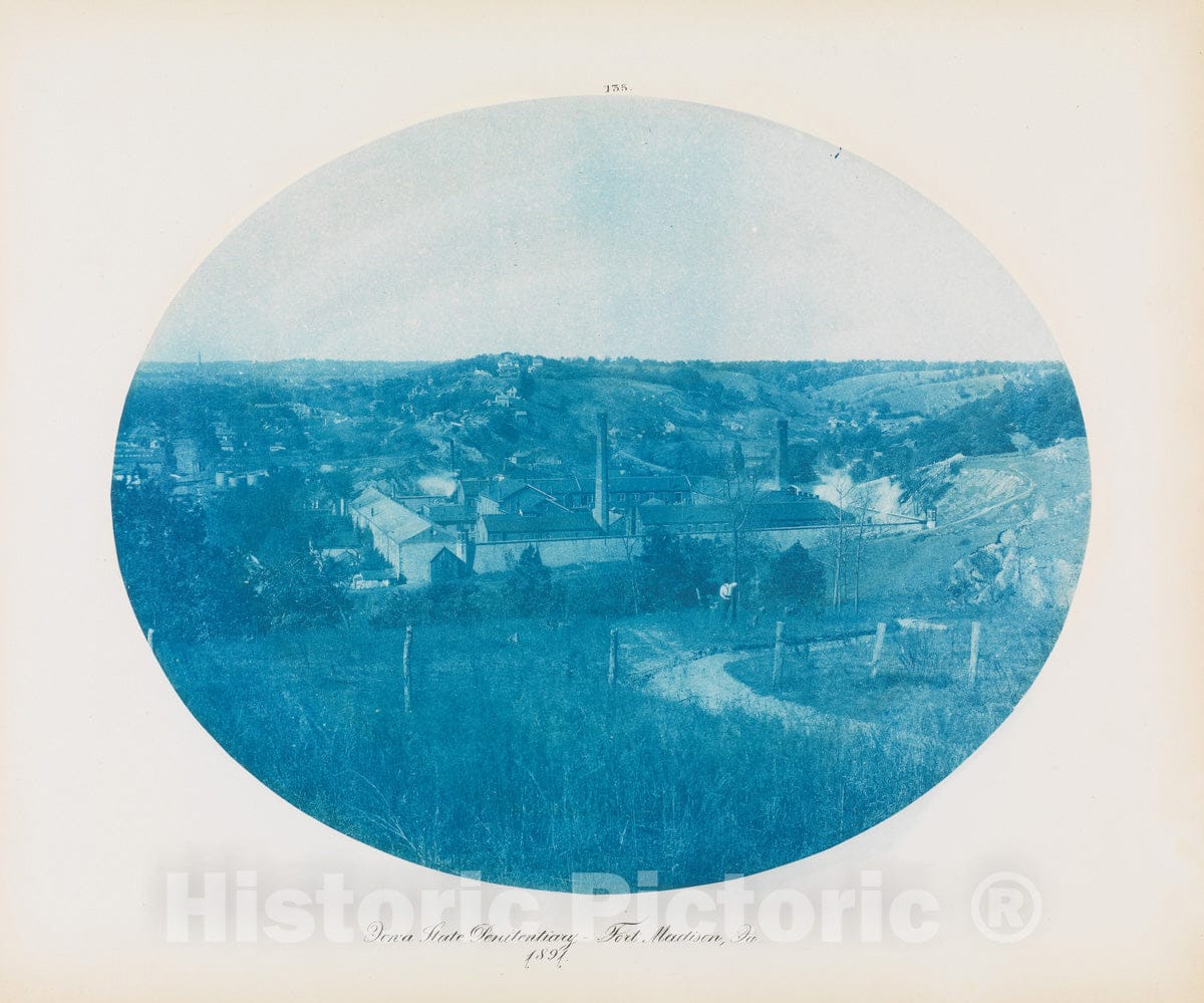Photo Print : Henry P. Bosse - No. 135. Iowa State Penitentiary - Fort Madison, Iowa : Vintage Wall Art