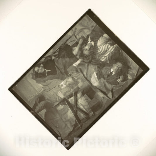 Photo Print : El Lissitzky - in The Studio : Vintage Wall Art