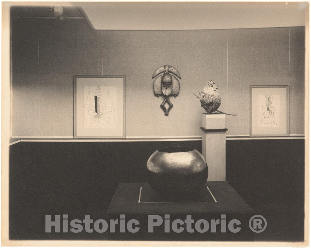 Photo Print : Alfred Stieglitz - 291 – Picasso-Braque Exhibition : Vintage Wall Art