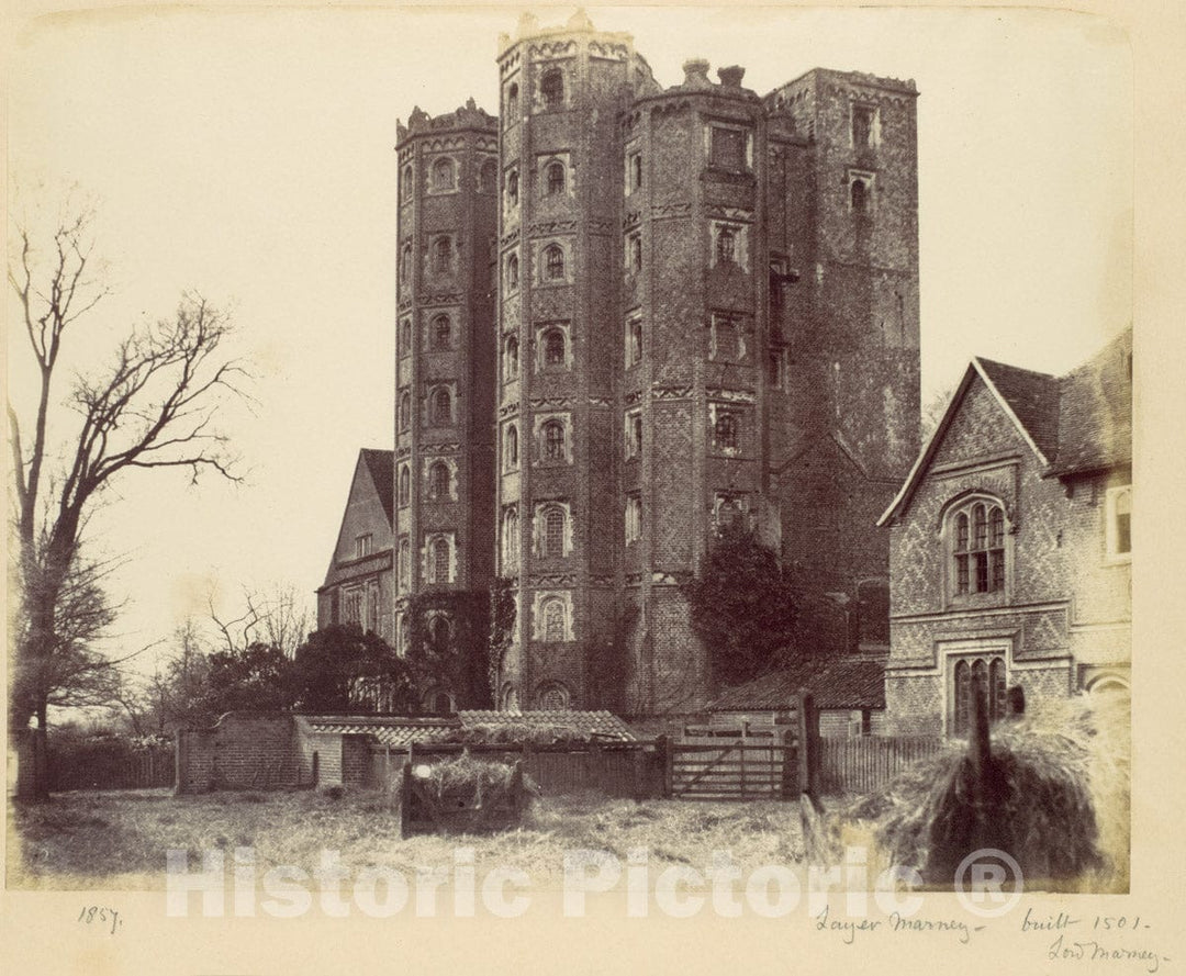 Photo Print : Alfred Capel Cure - Layer Marney : Vintage Wall Art