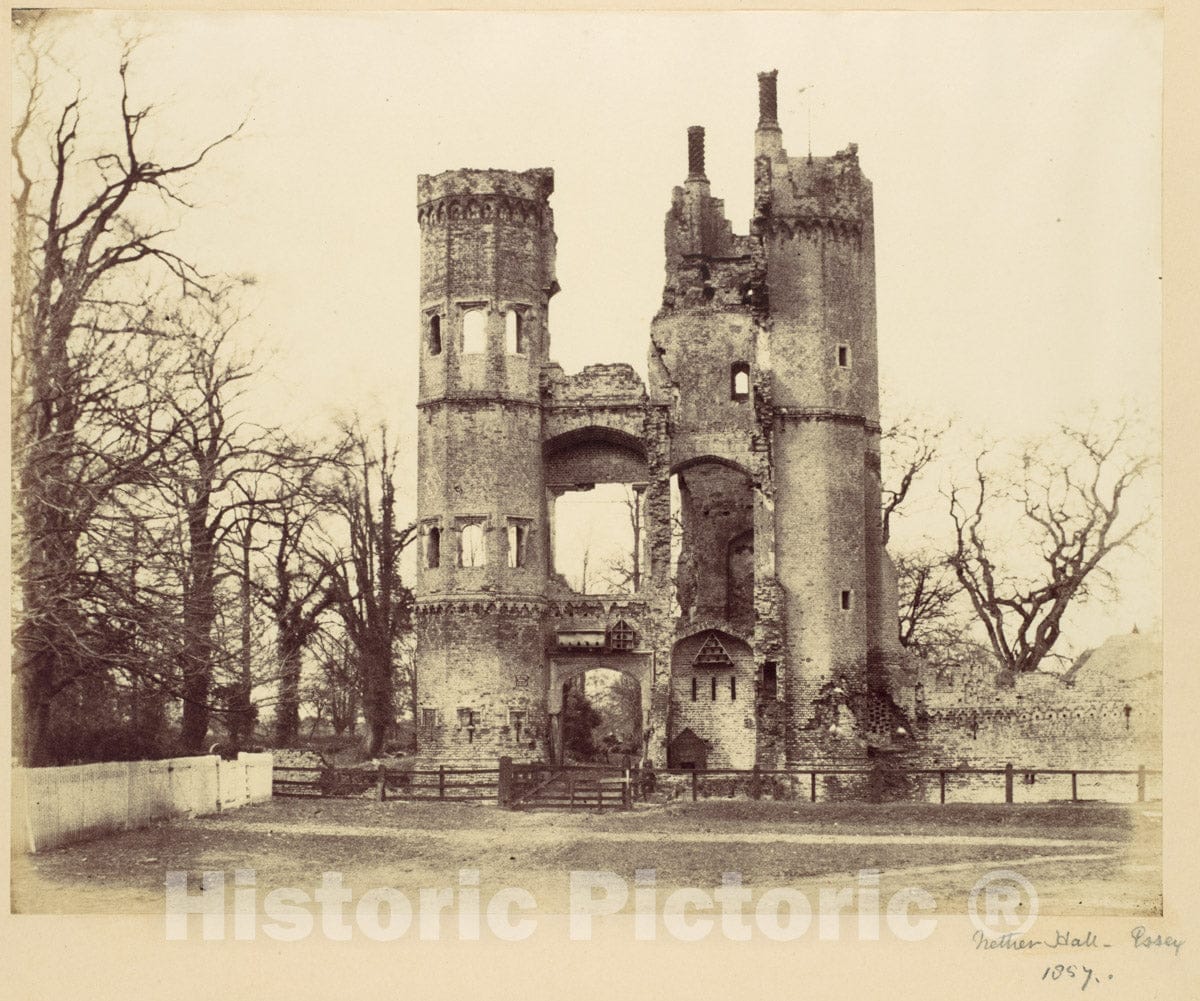Photo Print : Alfred Capel Cure - Nether Hall : Vintage Wall Art