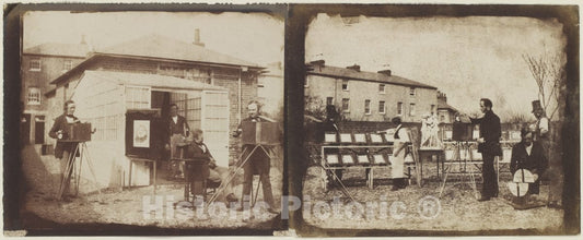 Photo Print : William Henry Fox Talbot - The Reading Establishment : Vintage Wall Art
