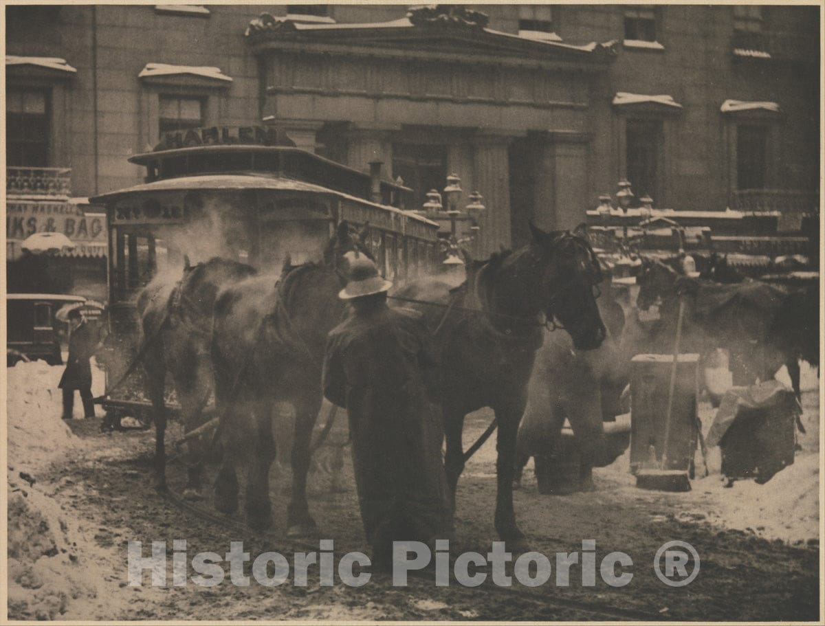 Photo Print : Alfred Stieglitz - The Terminal 1 : Vintage Wall Art