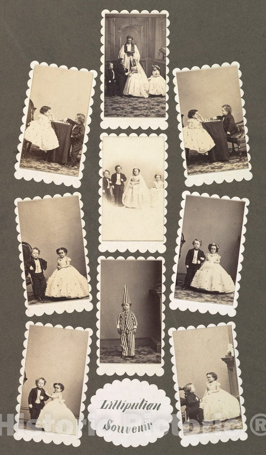Photo Print : Mathew B. Brady - Lilliputian Souvenir : Vintage Wall Art