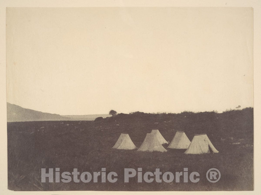 Photo Print : John Beasley Greene - Tents, Algeria : Vintage Wall Art