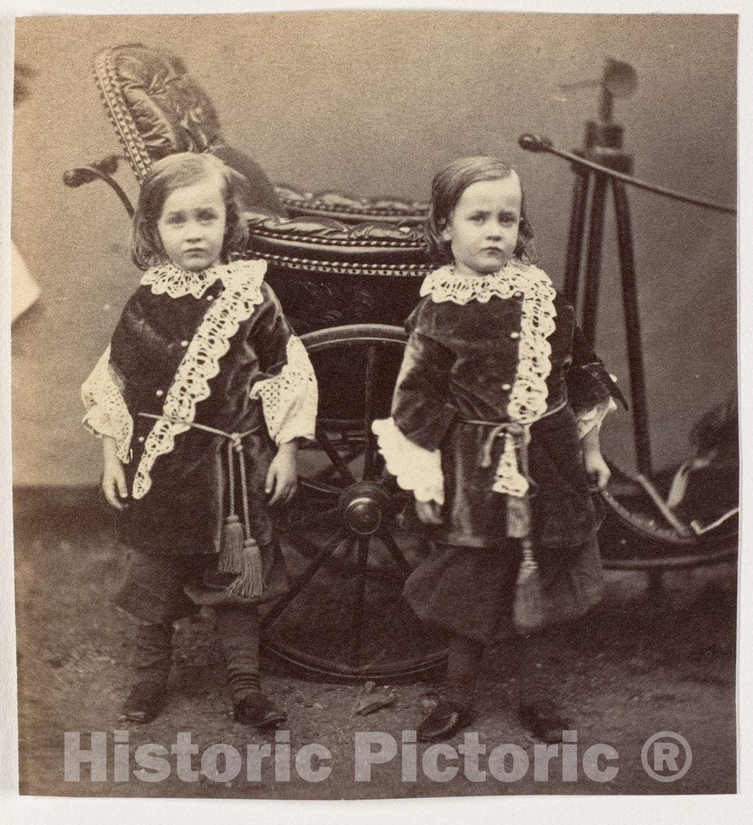 Photo Print : Eddie and Charlie Campbell : Vintage Wall Art